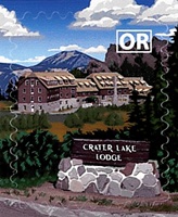 Travel Stamps Travel Stamp Crater Lake Lodge